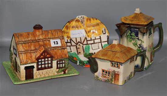 4pcs Cottage china